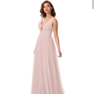 Azazie Katana dress - Dusty Rose